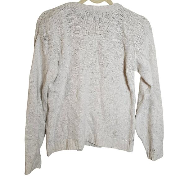 Sheridan Square Sweater Women Size Medium Silk Angora Vintage Cozy Pockets - Picture 3 of 13